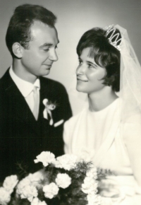 František Morávek in wedding photo