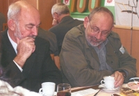 František Morávek with a colleague in 2012