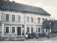 Froňek's pub in Lipany before reconstruction around 1900