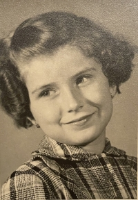 Zdenka Bystrická as a child