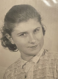 Zdenka in 1961, as 16 years old 