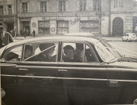 Wedding in Olomouc, Zdenka with her husband Kamil Bystrický