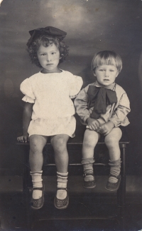 Igor's mother Tamara and her brother Igor in Rostov-on-Don around 1930