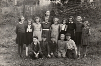 Primary school, Václav Vondrášek, 1950s, Volary