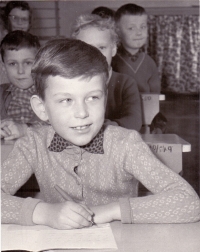 Tomáš Mazal in the 1st class in 1962