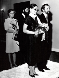 Wedding with Honza Rejšek, 24 July 1976, Karlovy Vary