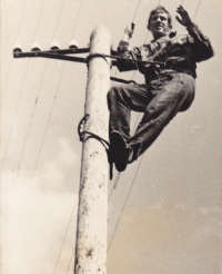 Pamětník pracoval na vojně jako spojovací technik, Karlovy Vary a Mariánské Lázně, 1970