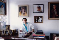 Při práci ve fotostudiu, Sydney, 1988