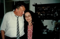 With my colleague and later ambassador František Černý, about 1995