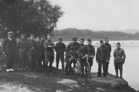 Dědeček Michaela Plátka František Plátek při mobilizaci v roce 1938