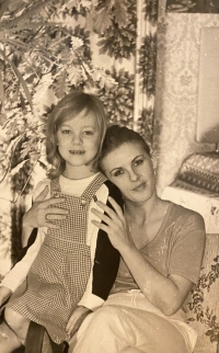 Liana with her daughter Katya, late 80s