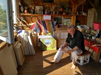 Studio at the dacha in Lyptsi village (Kharkiv region), 2018