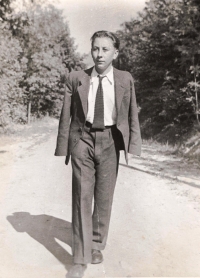 Student střední školy, 1952