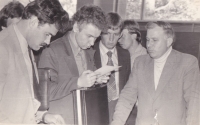 Local history class at the university. Ivano-Frankivsk, 1984