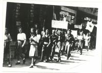 Members of YCLY during meeting in Zagreb in May 1945