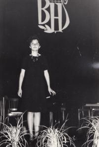 Helena Medková na hudebním festivalu Beethovenův Hradec (1965)