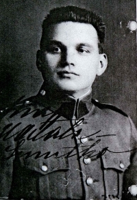 Father Peter Hatala in gendarmerie uniform