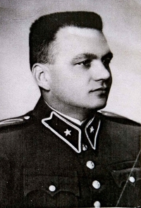 Father Peter Hatala in gendarmerie uniform