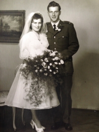 Wedding of Josef and Jarmila Morávek, Prostějov, 1960